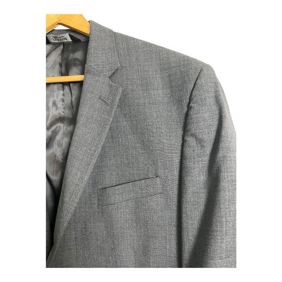 Jos. A. Bank Gray Wool Blazer Sport Coat 46 long Preppy Career Twee - Picture 3 of 11